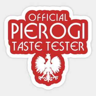 Official Pierogi Taste Tester Sticker